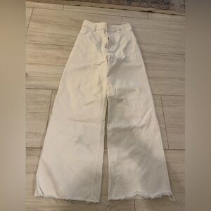 Zara Women's white Flare Jeans 4